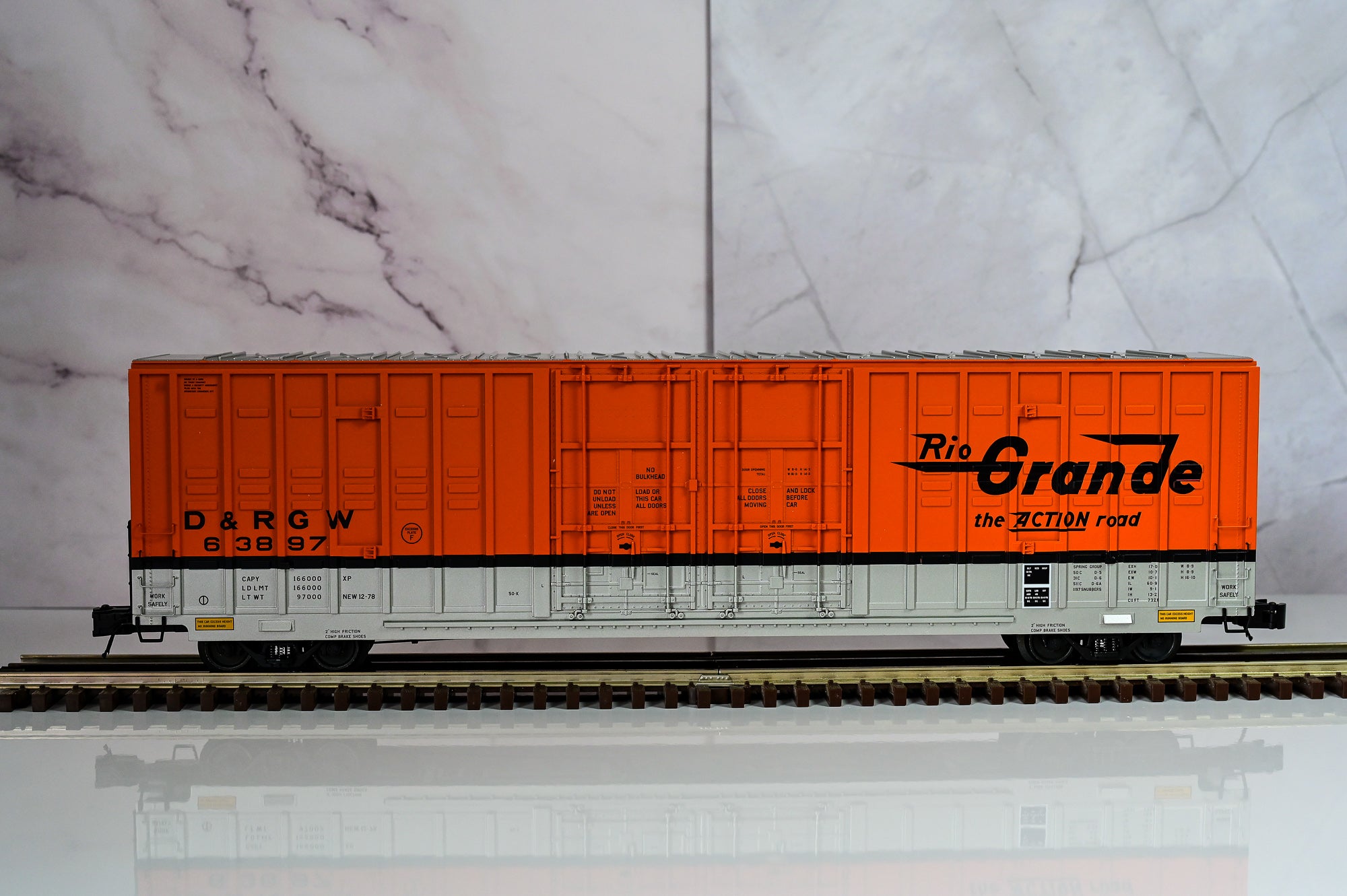 Atlas Rio Grande Berwick 60’ Boxcar #63897 | Premier | O Scale