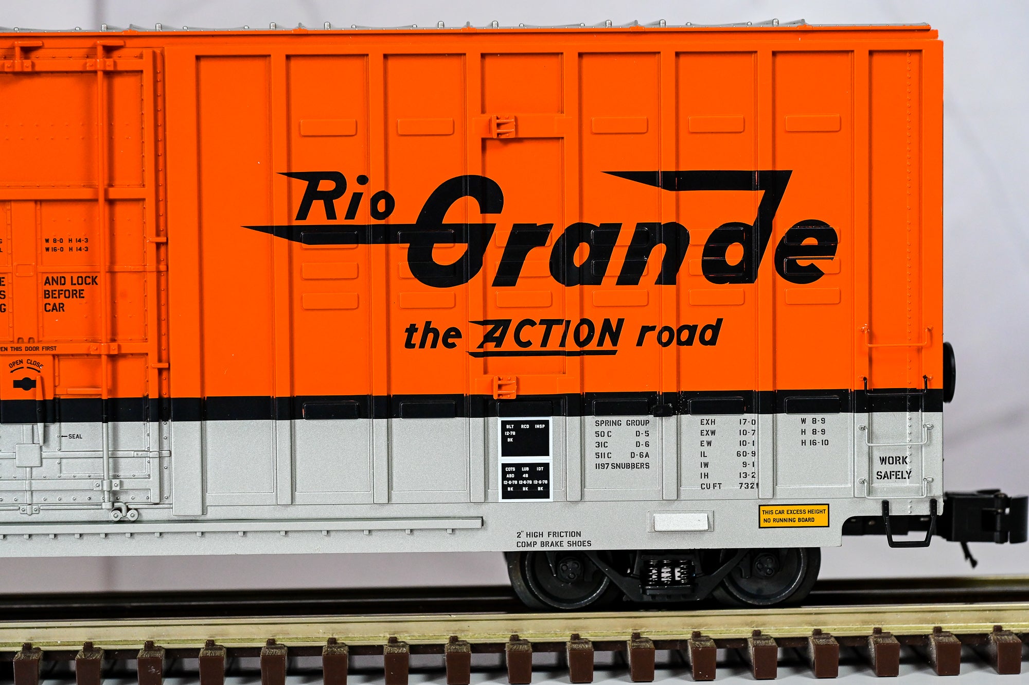 Atlas Rio Grande Berwick 60’ Boxcar #63897 | Premier | O Scale