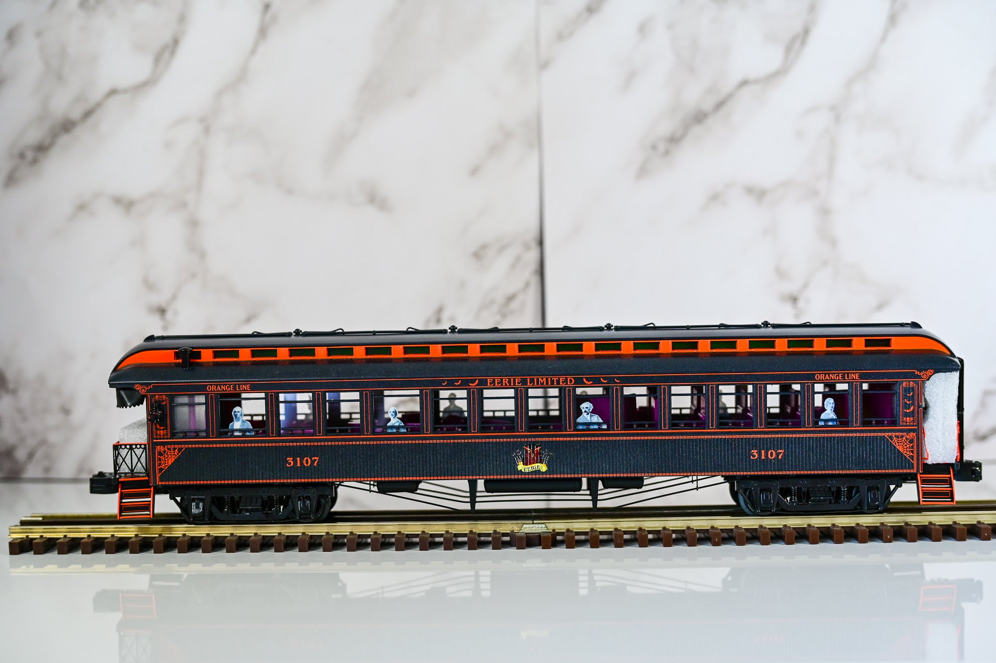 Lionel Halloween Wood Passenger Pack A,B,C | Passenger Cars | O Scale