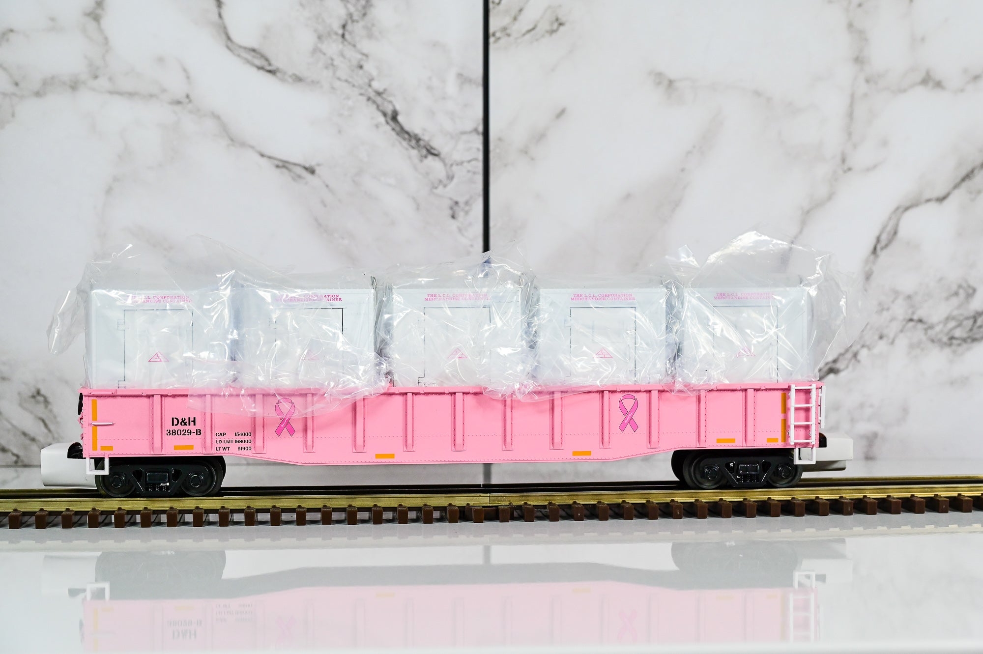 MTH Delaware & Hudson #38029-B Gondola Car w/LCL Containers | O Scale