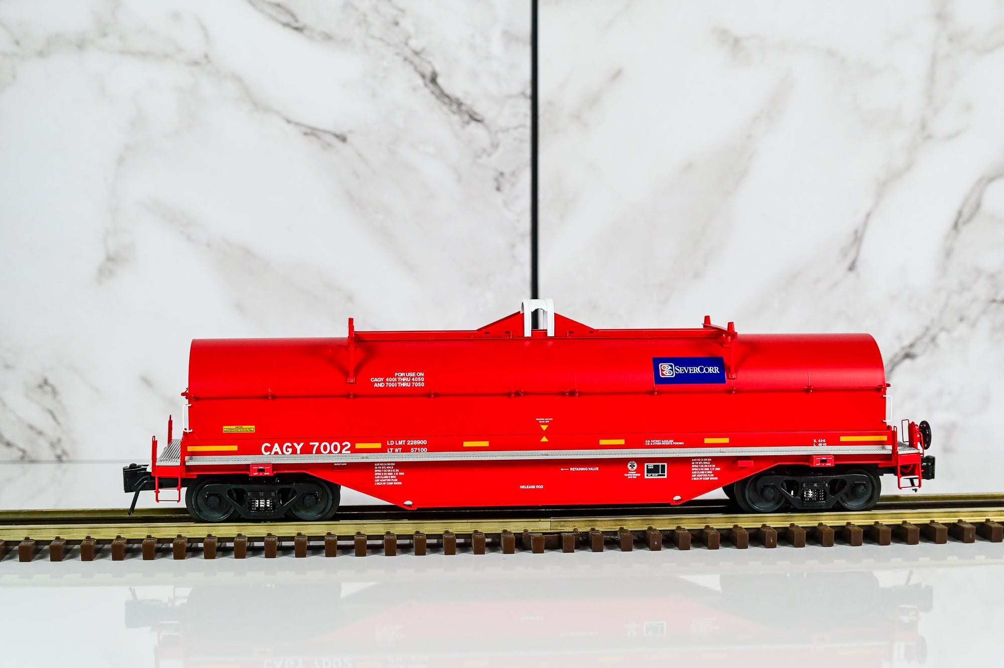 Atlas CAGY (ServerCorr) 42’ Coil Steel Car #7002 | Master Line | O Scale