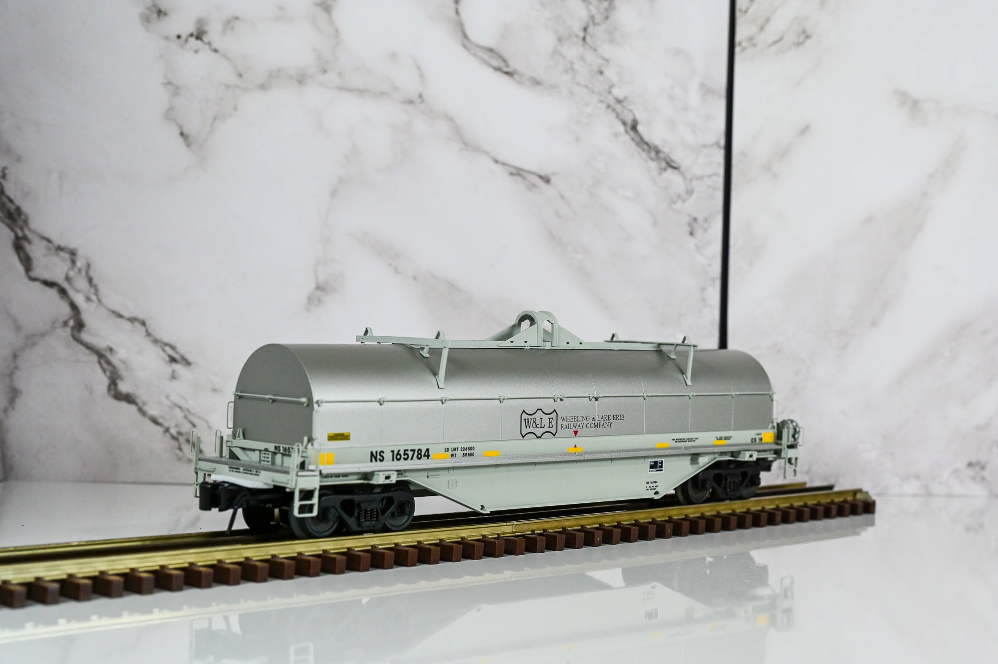 Atlas NS Conspic Stripes (WLE Hood CS 19) 42’ Coil Steel Car #165784 | Master Line | O Scale