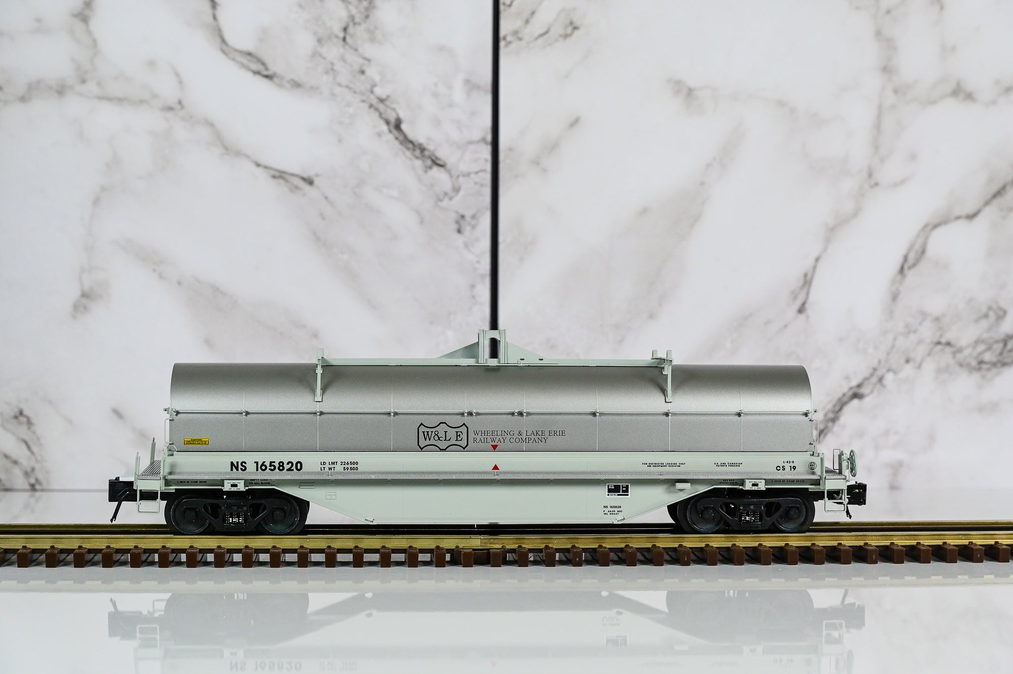 Atlas NS (WLE Hood CS 19) 42’ Coil Steel Car #165820 | Master Line | O Scale