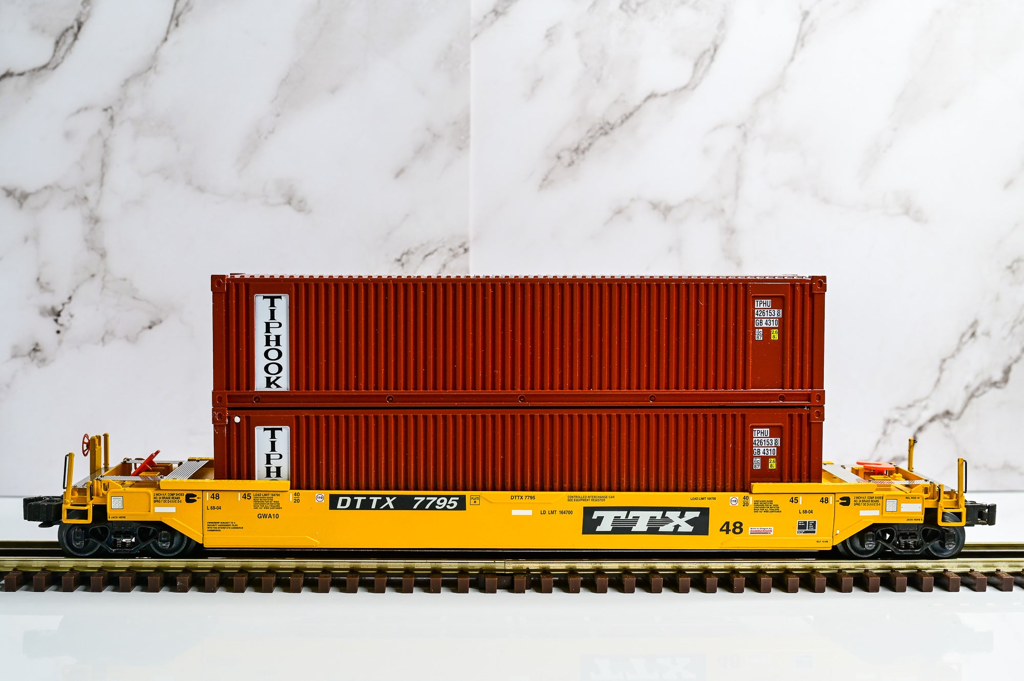 K-Line TTX Gunderson All-Purpose Husky-Stack DTTX | Premier | O Scale