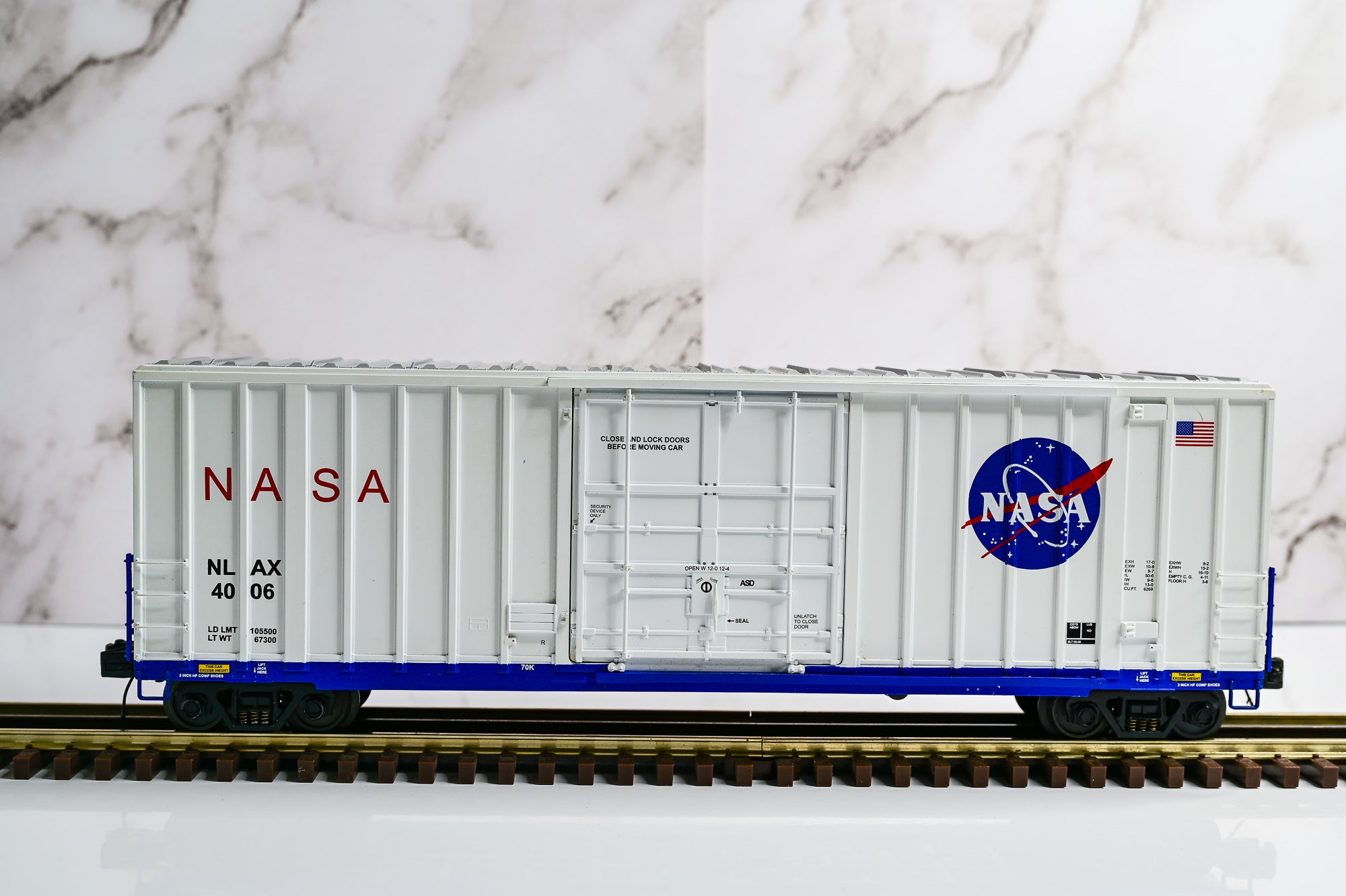 MTH NASA 50’ High Cube Box Car #4006 | Premier | O Scale