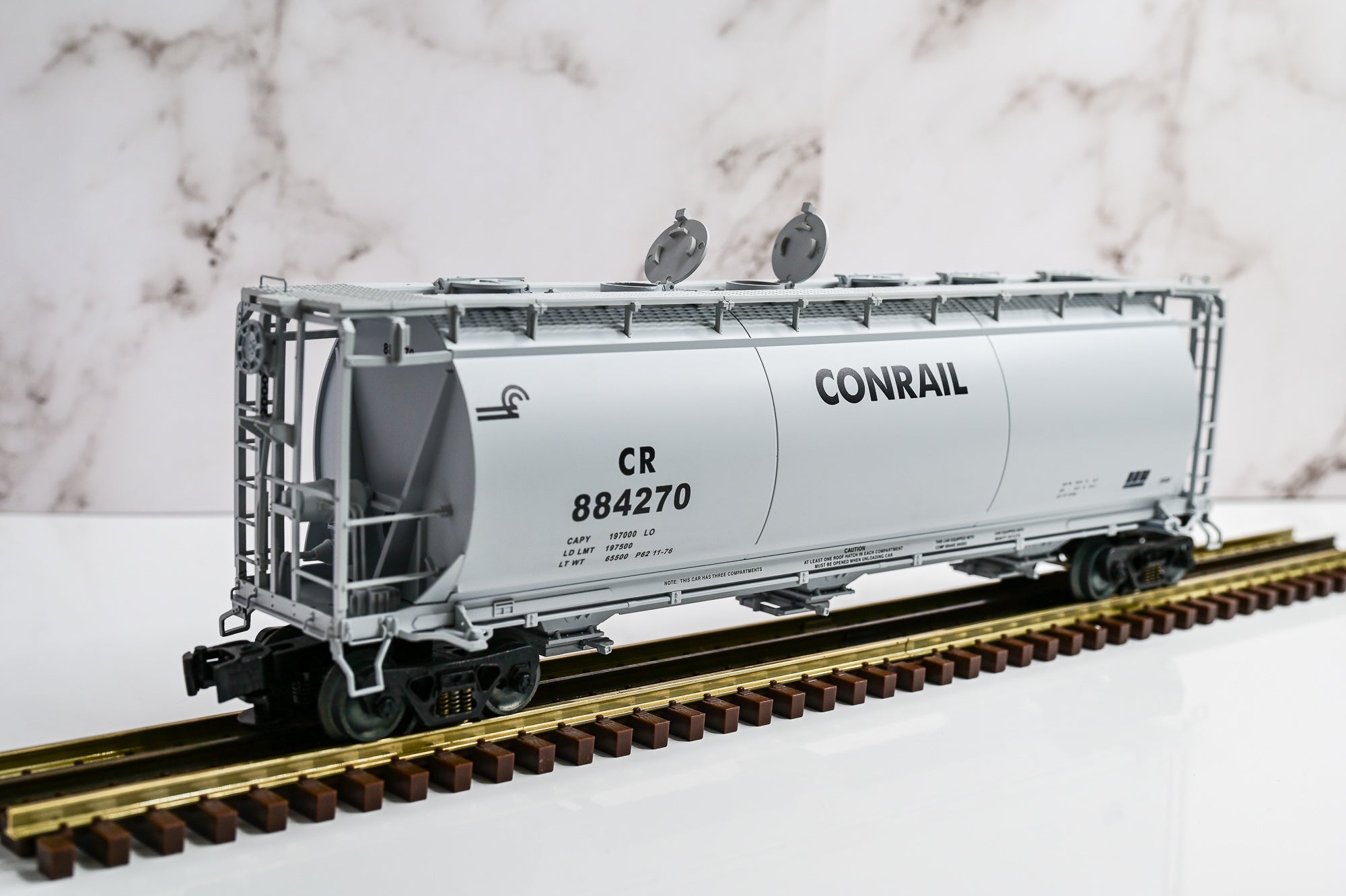 Lionel Conrail Cylindrical Covered Hopper #884270 | Standard O | O Scale