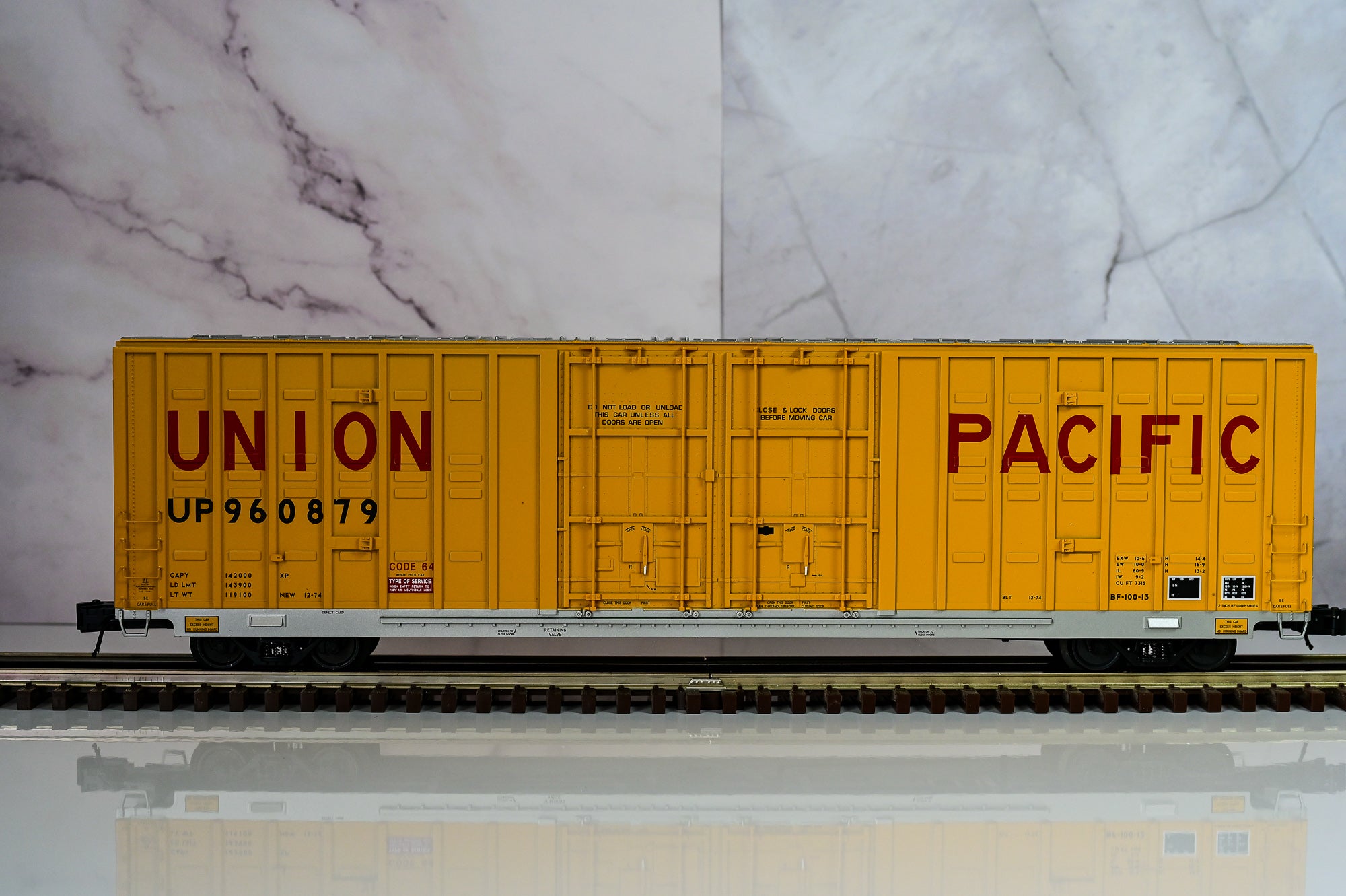 Atlas Union Pacific Berwick 60’ Hy-Cube Box Car #960879 | Premier | O Scale