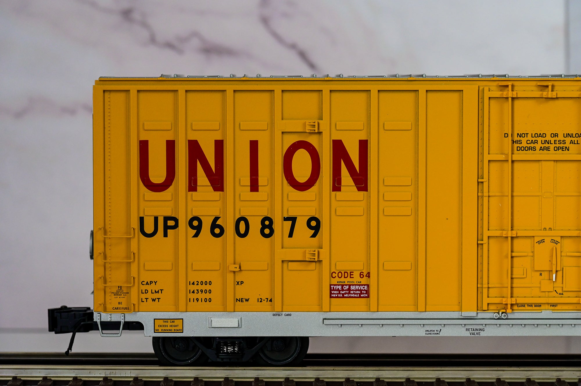 Atlas Union Pacific Berwick 60’ Hy-Cube Box Car #960879 | Premier | O Scale
