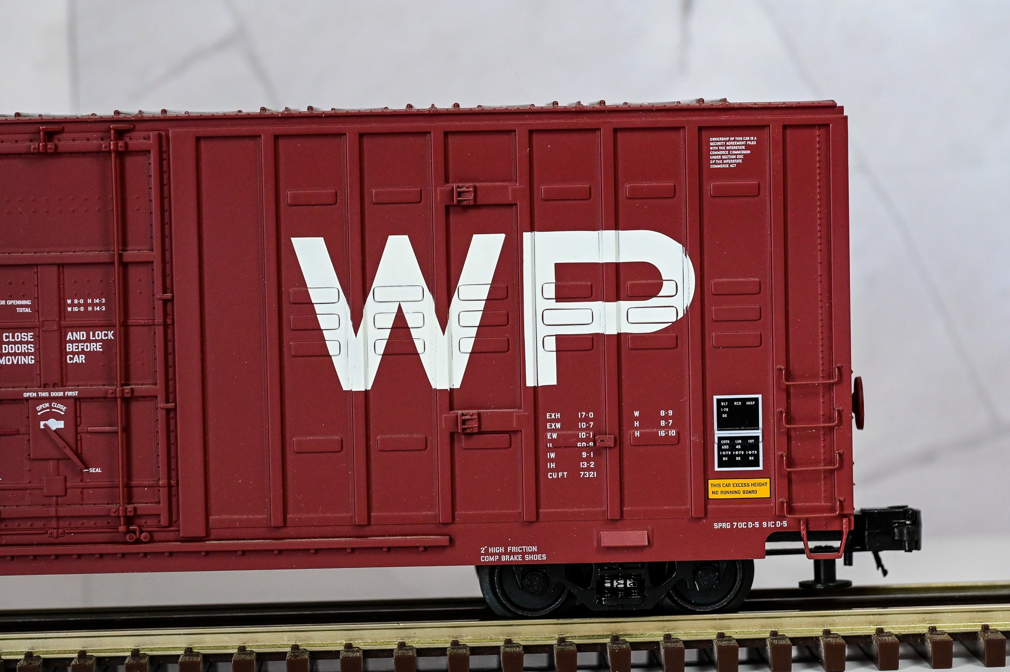 Atlas Western Pacific Berwick 60’ Boxcar #3775 | Premier | O Scale