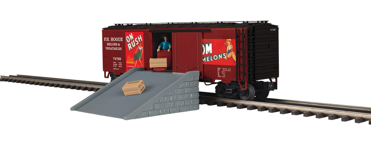 MTH F.H. Hogue Melons & Vegetables Operating Reefer Car alternate view