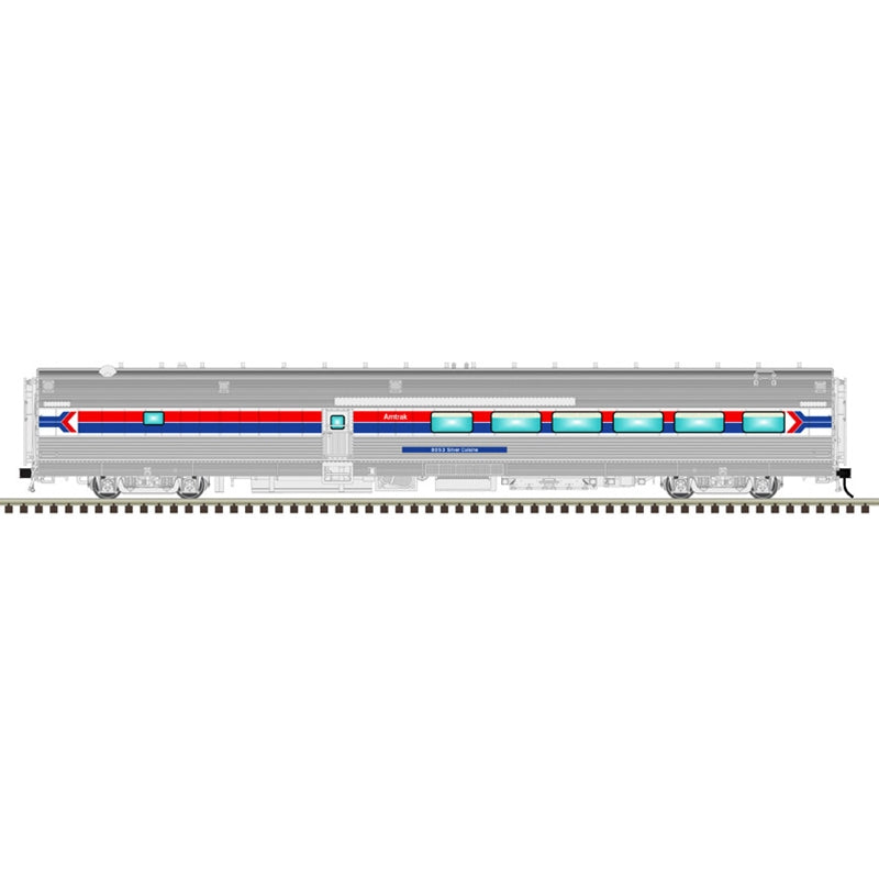 Atlas Amtrak California Zephyr 4 Car Set B | O Scale 3 Rail