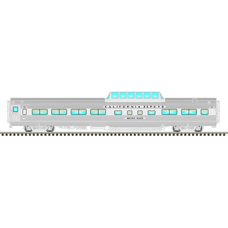 Atlas California Zephyr 1950s 4 Car Set A | O Scale 3 Rail