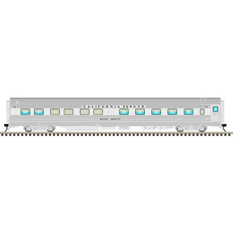 Atlas California Zephyr 1950s 4 Car Set B | O Scale 3 Rail