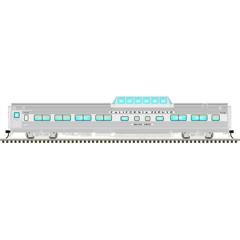 Atlas California Zephyr 1950s 4 Car Set B | O Scale 3 Rail