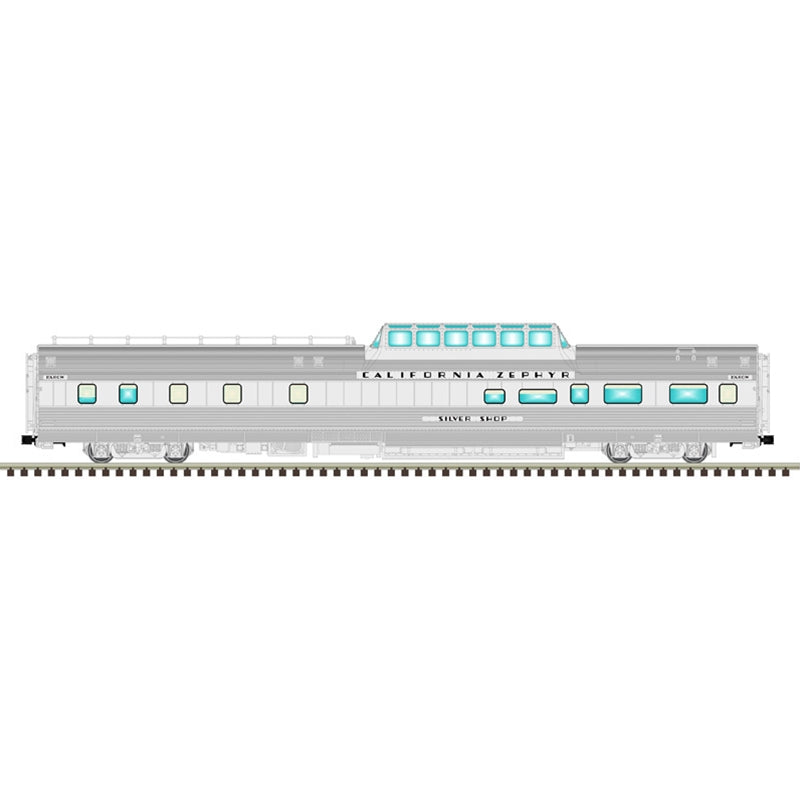 Atlas California Zephyr 1950s 4 Car Set B | O Scale 3 Rail