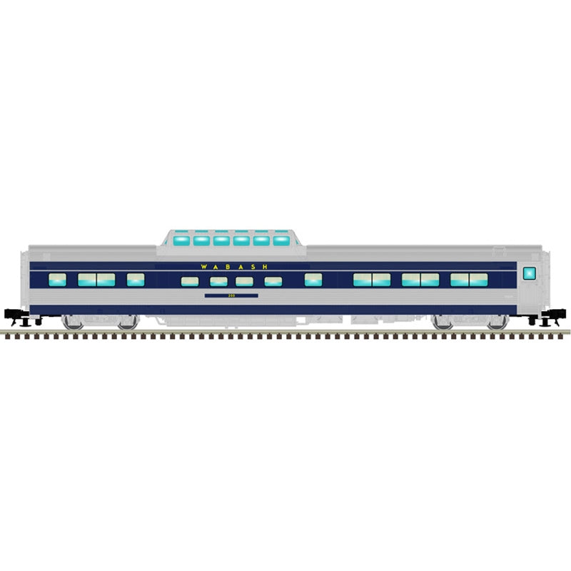 Atlas Wabash Blue Bird 4 Car Set | O Scale 3 Rail