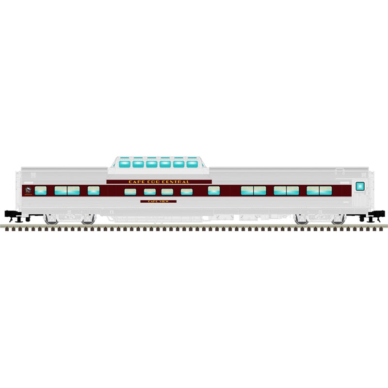 Atlas Cape Cod Central Cape View #4716 Dome Chair Car | O Scale 3 Rail