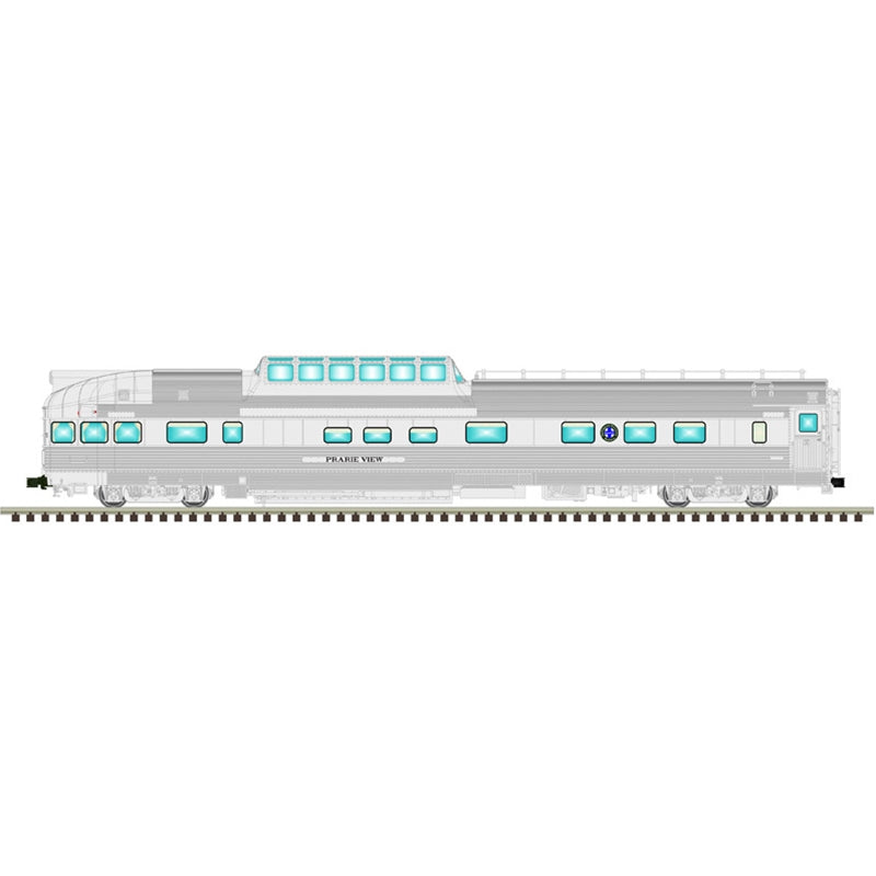 Atlas BNSF Prairie View #376 Dome Observation | O Scale 3 Rail